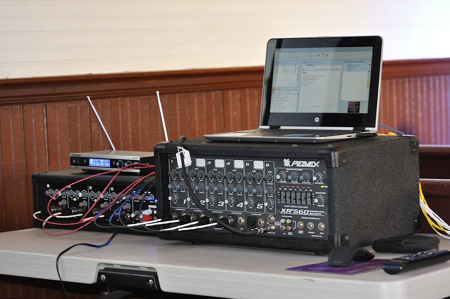 pa system, sound, technology, connection, indoors, music, arts culture and entertainment HD wallpaper