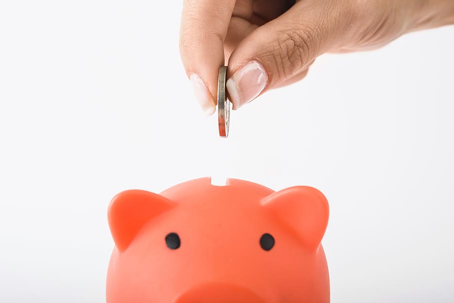 saving, family, housing, human hand, piggy bank, savings, investment, HD wallpaper