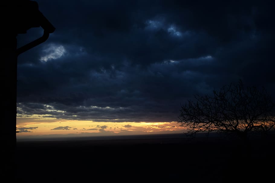italy, tuscany, sunset, cloudy, clouds, cloud - sky, beauty in nature HD wallpaper