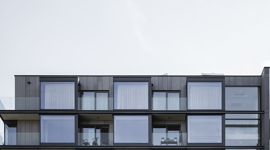 Clear Glass Window Buildng, architectural design, architecture HD wallpaper