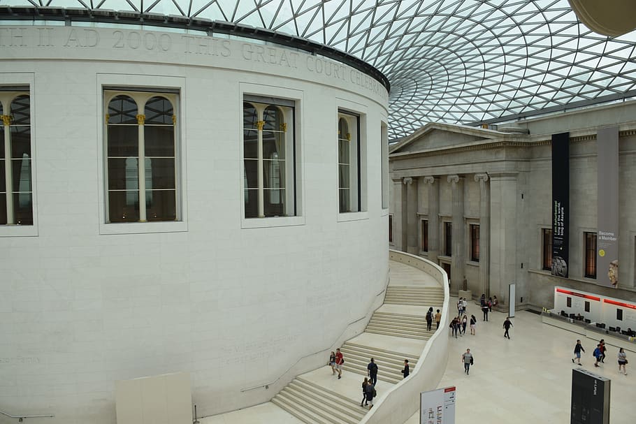 british, museum, london, bloomsbury, great britain, uk, building, HD wallpaper