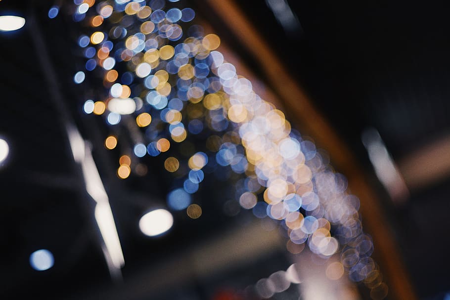 background, wallpaper, bokeh, new year, vsco, colorful, light HD wallpaper