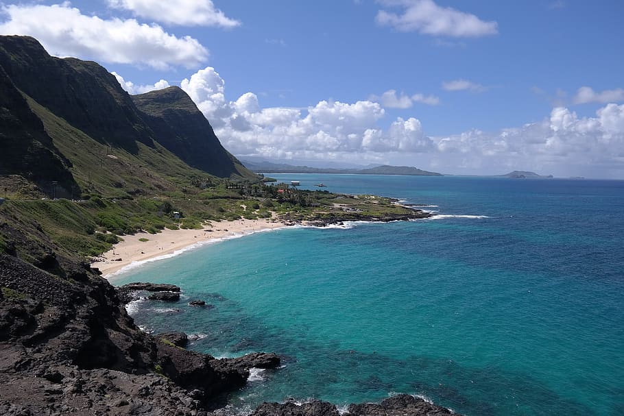 honolulu, hawaii, pacific, beach, ocean, sea, vacations, scenic HD wallpaper
