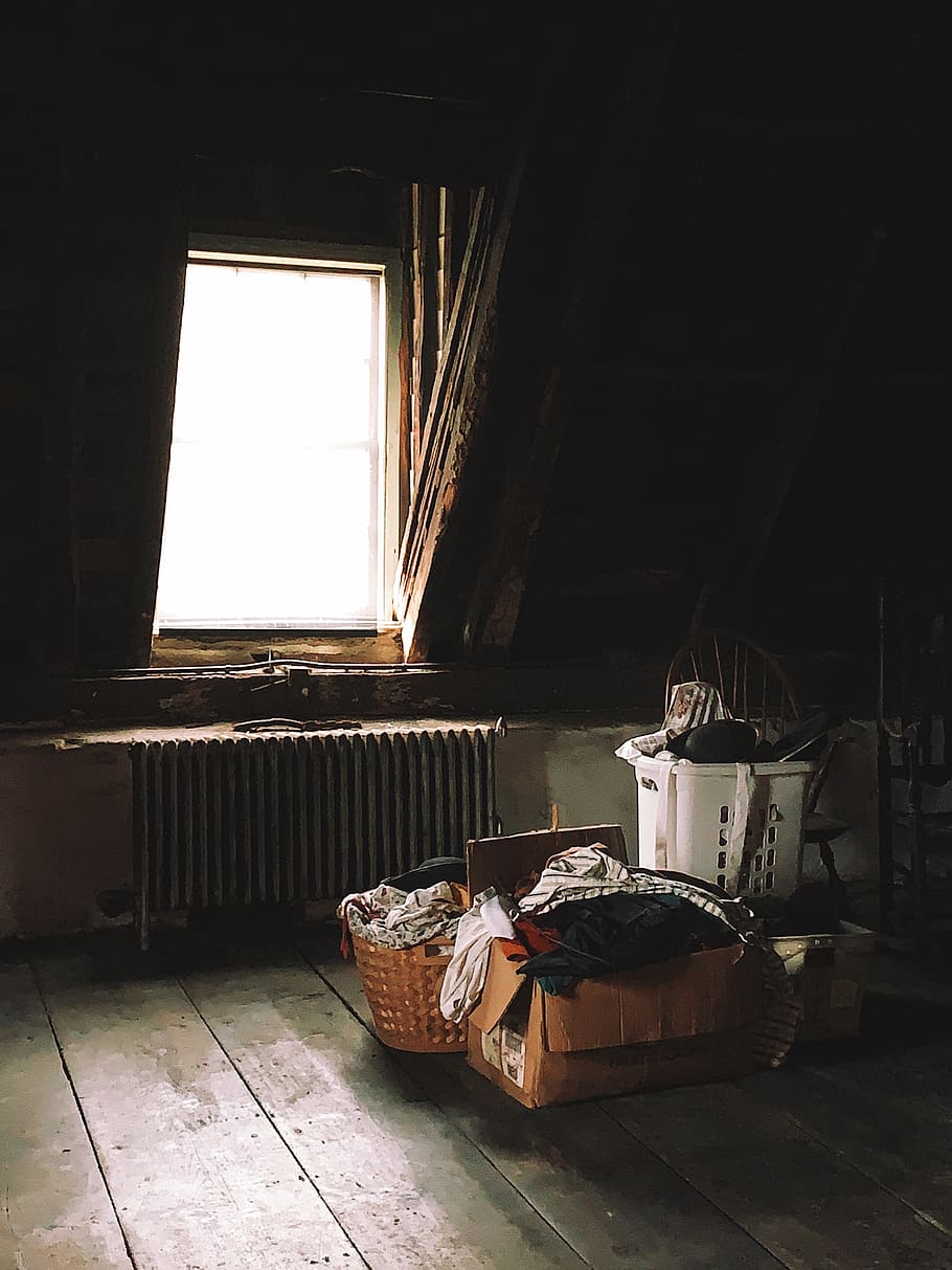 window, indoors, day, container, no people, sunlight, abandoned HD wallpaper