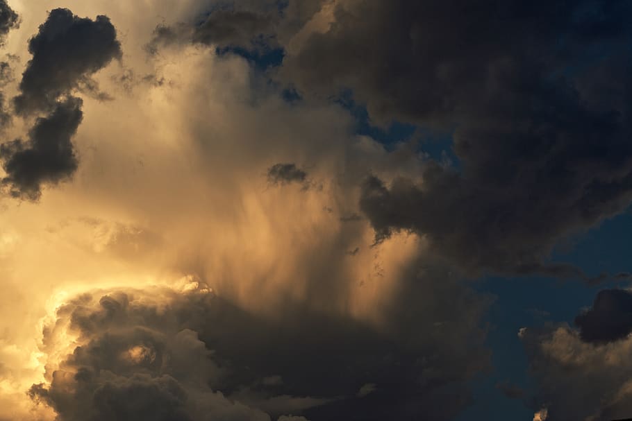 australia, sunshine, drama, dramatic sky, stormy clouds, ominous HD wallpaper