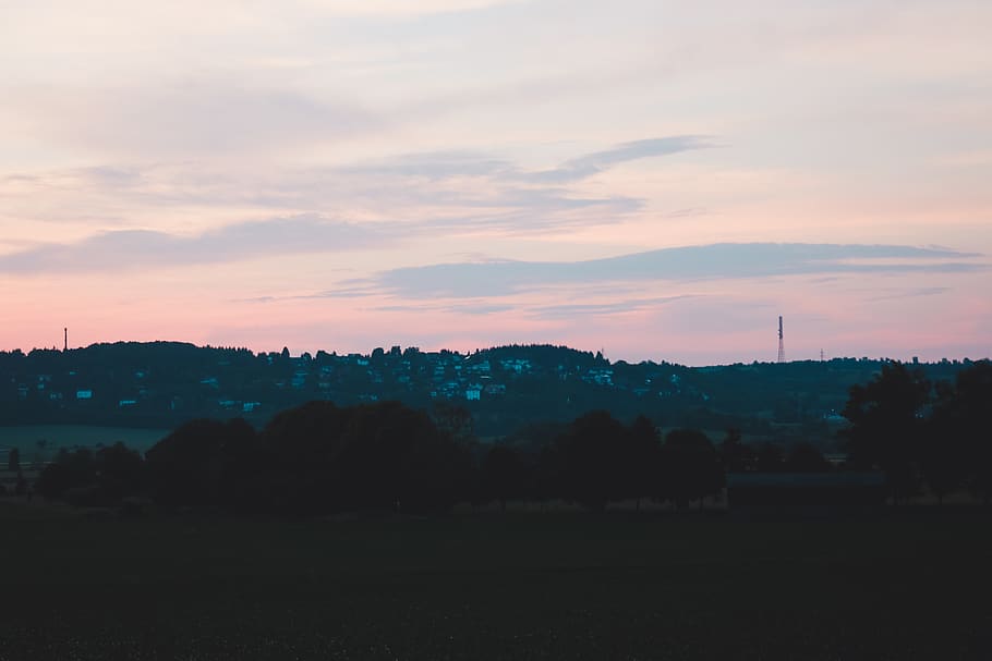 sunset, afterglow, sky, cloud - sky, beauty in nature, scenics - nature HD wallpaper