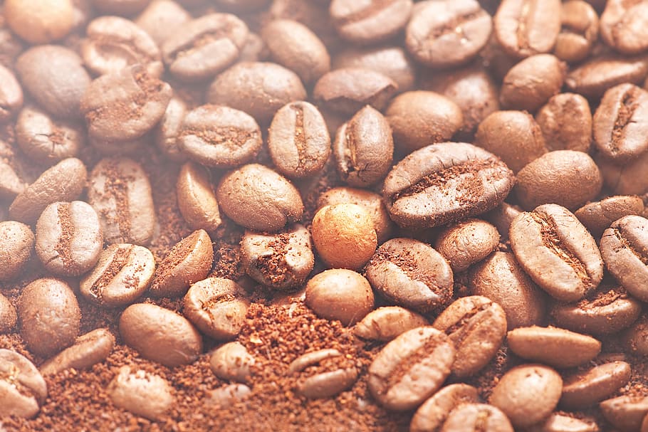 closeup, cafe, natural, cofee, coffe, coffee, brown, aroma HD wallpaper