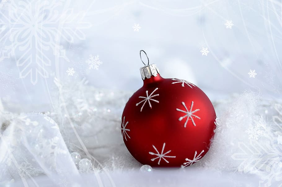 bauble, christmas, ornament, object, winter, celebrate, celebration HD wallpaper