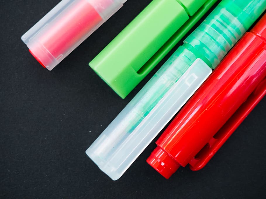 Pens & Markers, Business, Macro, Objects, Office, Workspace HD wallpaper