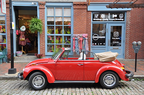 vw, beetle, oldtimer, auto, cabriolet, automotive, classic HD wallpaper