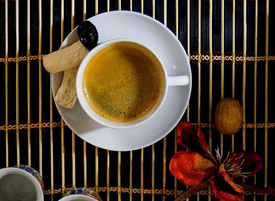 coffee, espresso, cup, hot, beverage, drink, cappuccino, caffeine HD wallpaper