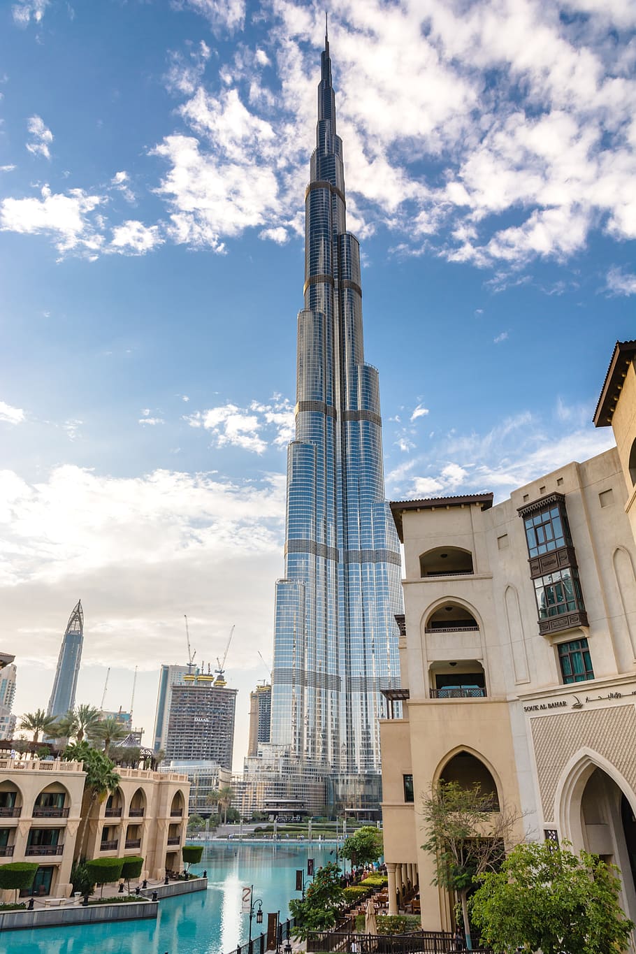 dubai, asia, emirates, burj khalifa, architecture, landmark, HD wallpaper