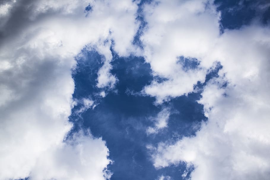 sky, clouds, nature, weather, cloudscape, partly cloudy, cloud - sky HD wallpaper