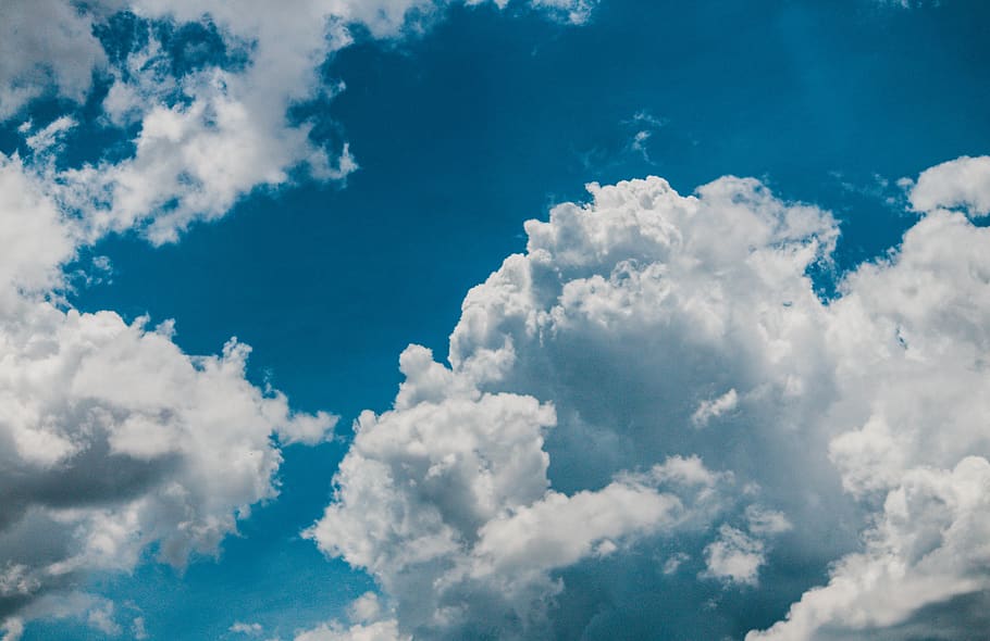 clouds, disaster, wallpaper, blue, sky, cloud - sky, cloudscape HD wallpaper