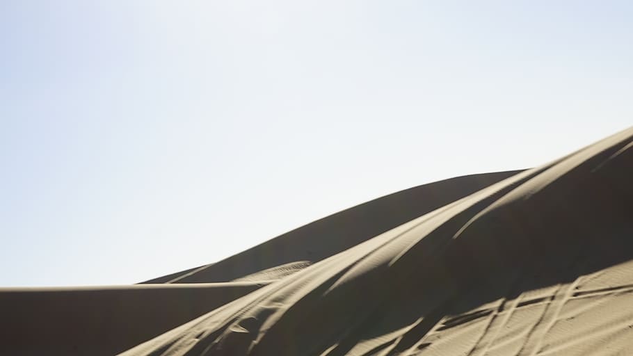brown sands, soil, nature, outdoors, desert, dune, airplane, vehicle HD wallpaper