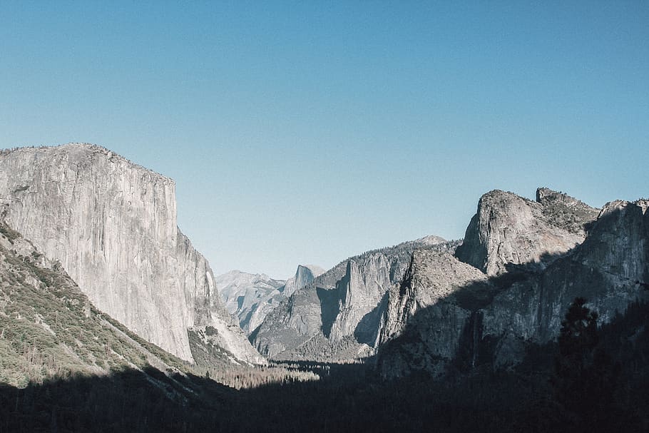 gray mountain during daytime, nature, outdoors, mountain range HD wallpaper