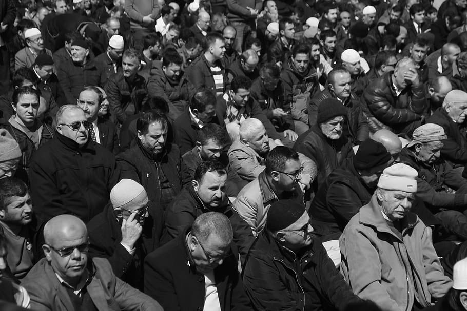 prayer, the congregation, friday, eyüp sultan, istanbul, sermon HD wallpaper
