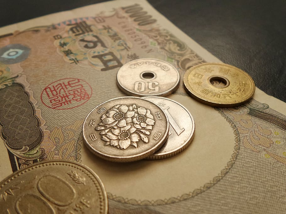 japan, japanese, money, cash, bill, coin, economy, pay, payment