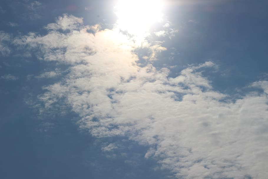 sky, sun, cloud, cloud - sky, beauty in nature, low angle view HD wallpaper