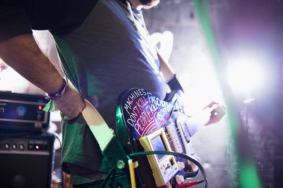 live, indie, rock, performance, guitar, music, occupation, men HD wallpaper