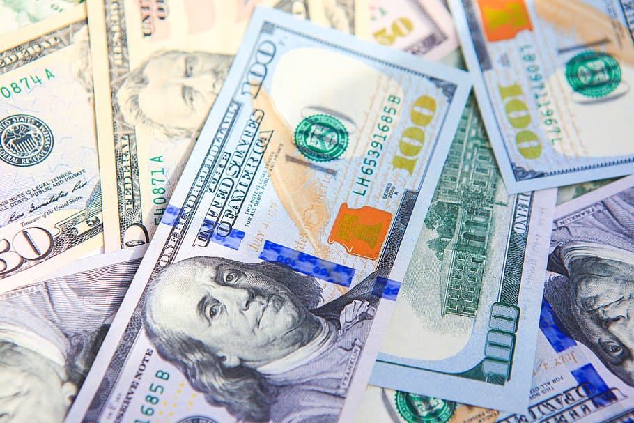 dollar, new, pile, bills, heap, debt, nobody, many, green, business HD wallpaper