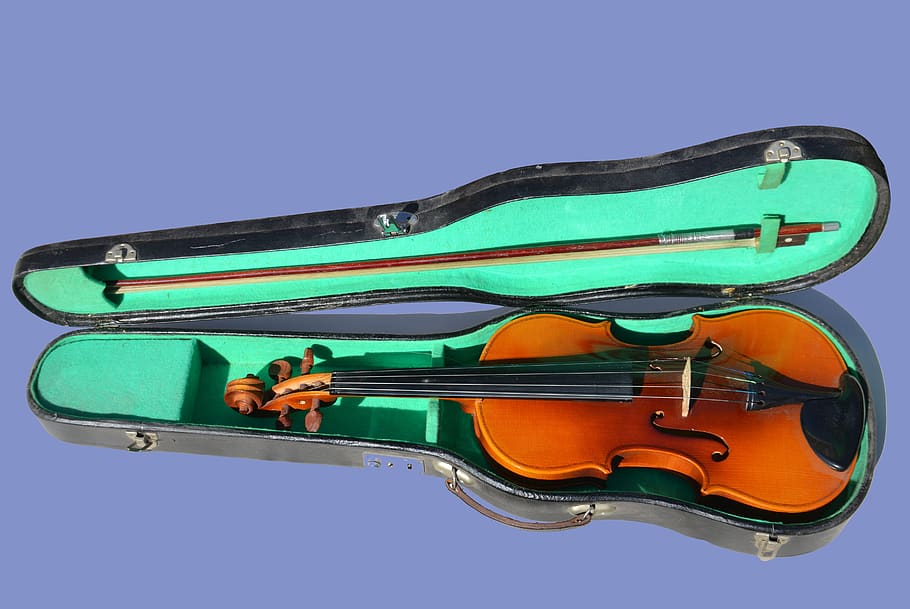 Brown Violin, musical instrument, string instrument, arts culture and entertainment HD wallpaper