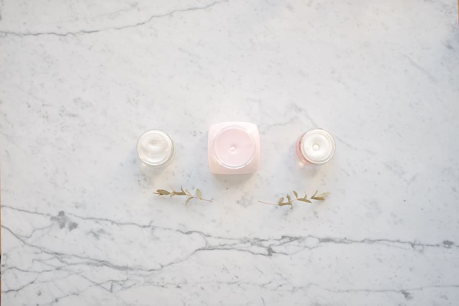 beauty, flatlay, marble, table, topview, no people, workplace HD wallpaper