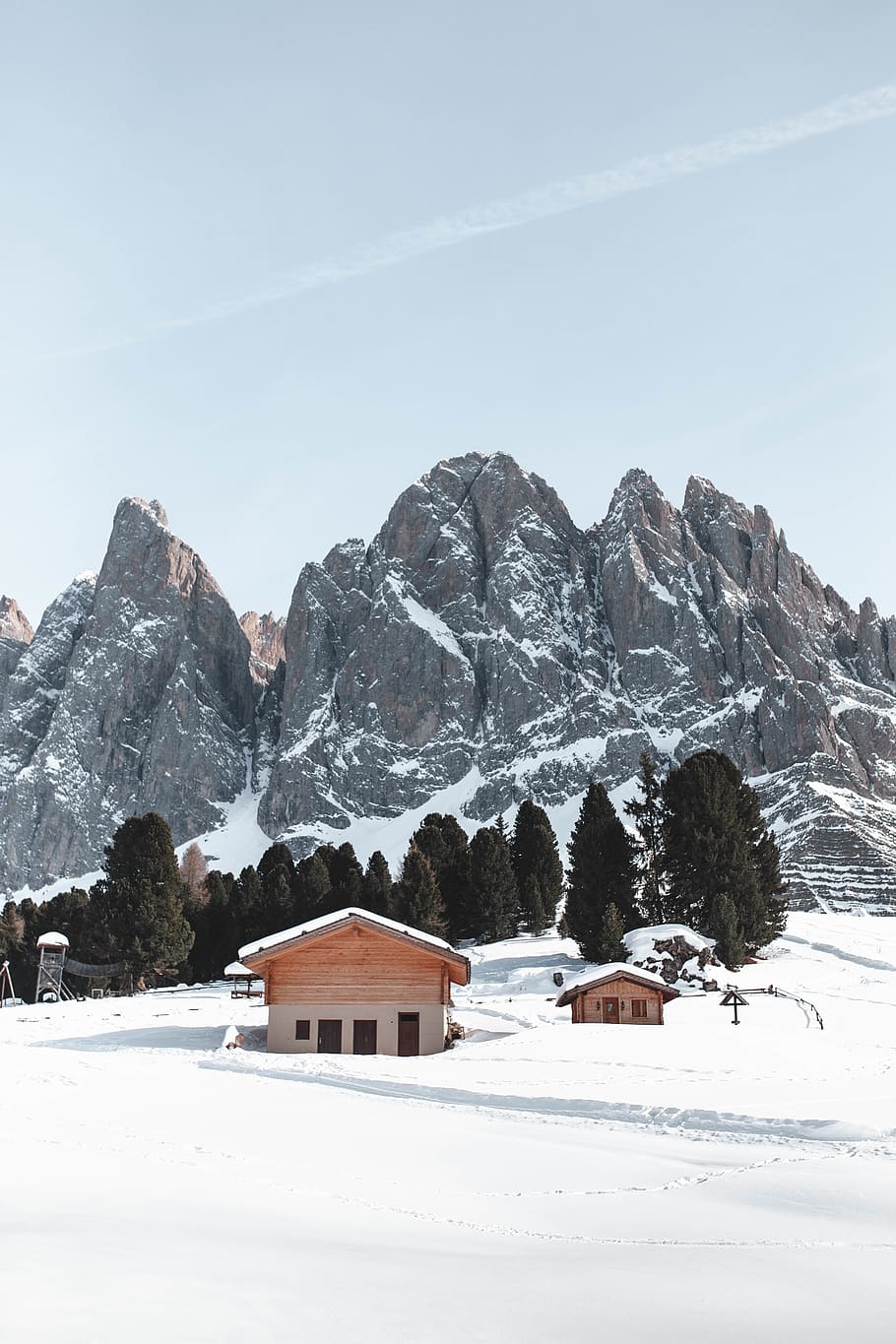 mountain ranges during daytime, winter, snow, cold temperature HD wallpaper