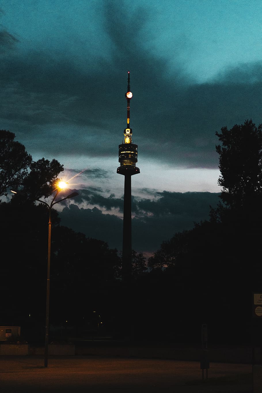 vienna, mood, sky, night, architecture, built structure, cloud - sky HD wallpaper