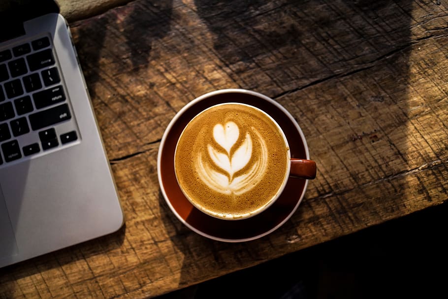 coffee, latte, cup, drink, cappuccino, caffeine, coffee cup HD wallpaper