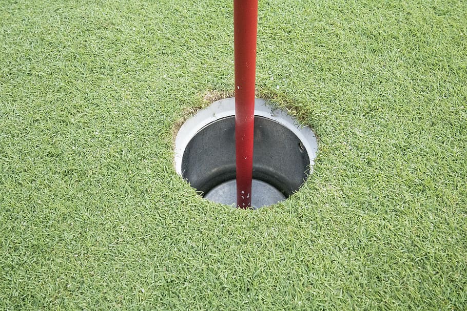 golf, green, field, grass, sport, golfers, hall, club, goal HD wallpaper