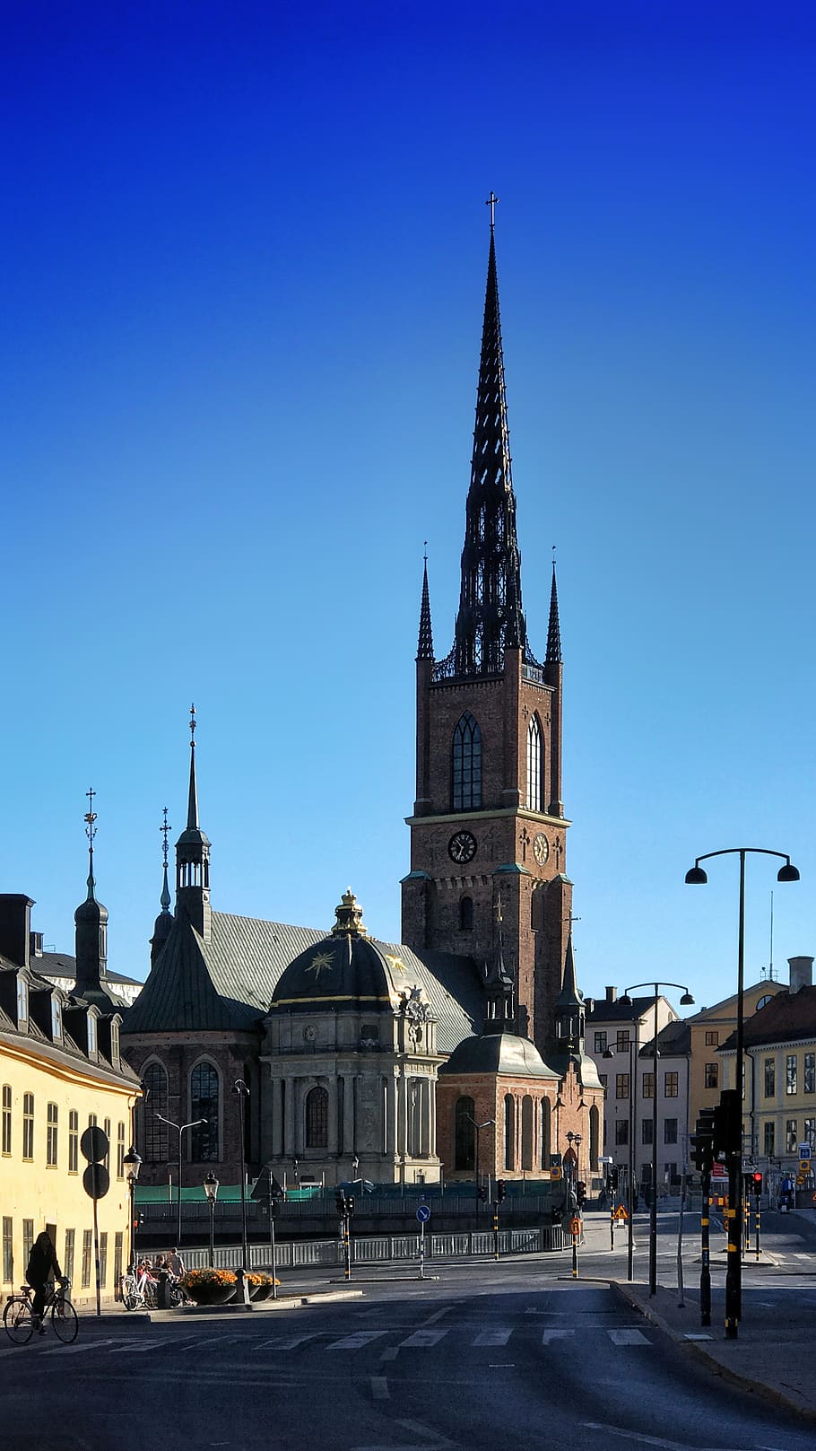 spire, tower, building, architecture, steeple, stockholm, sweden HD wallpaper