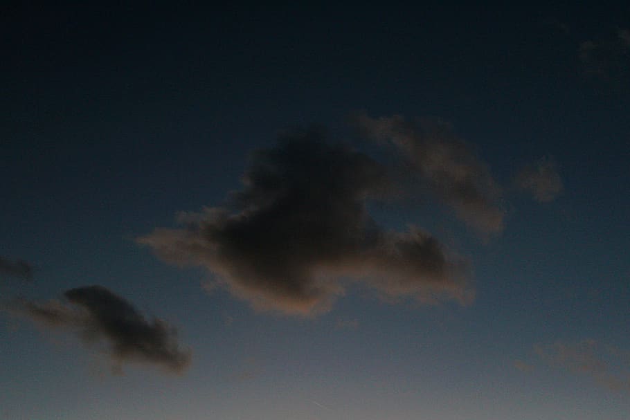 Photo of Clouds During Dawn, cloudscape, dark, environment, nature HD wallpaper