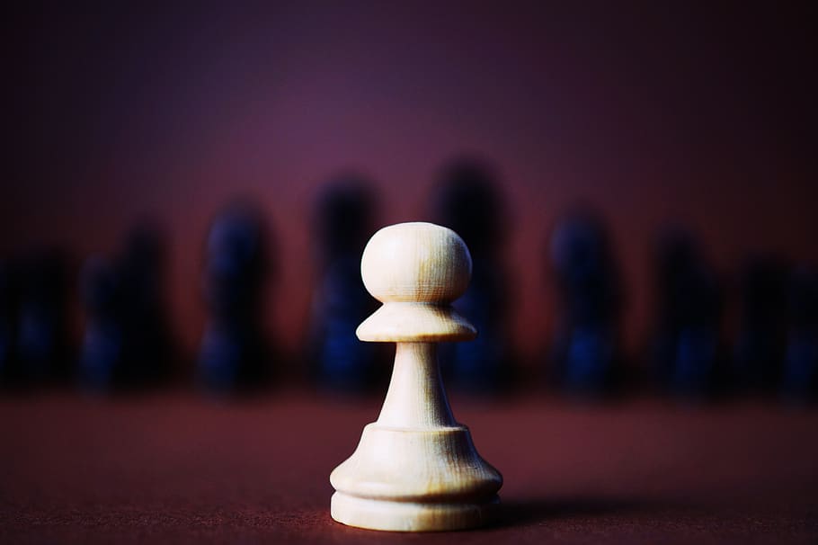 piece, chess, game, black, white, pawn, sport, board game, leisure games HD wallpaper