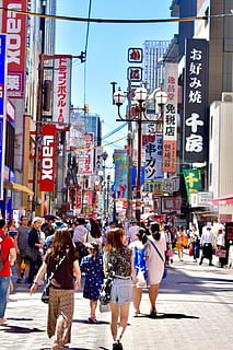 japan, osaka, dotonbori, city, architecture, street, building exterior HD wallpaper