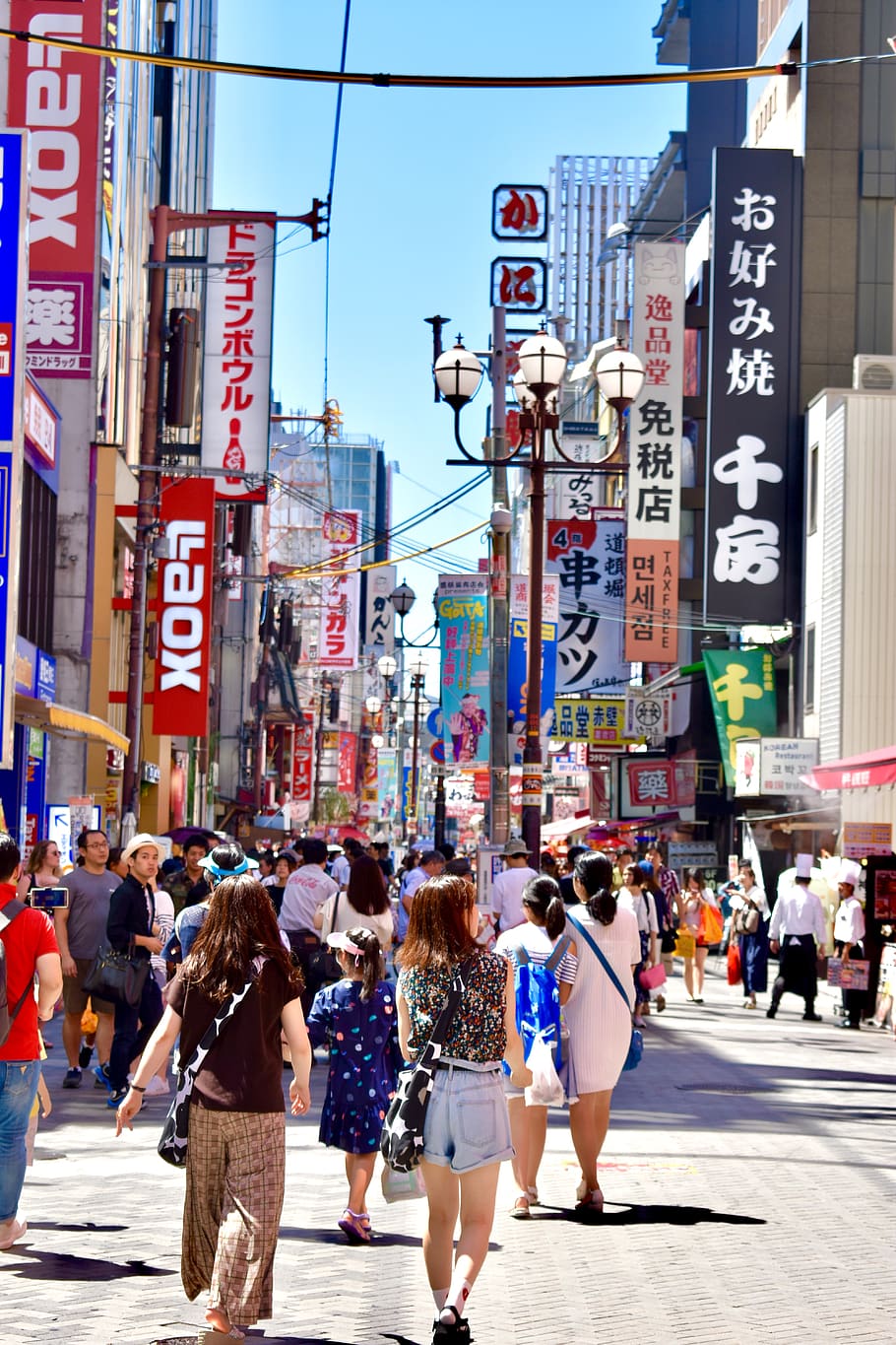 japan, osaka, dotonbori, city, architecture, street, building exterior HD wallpaper