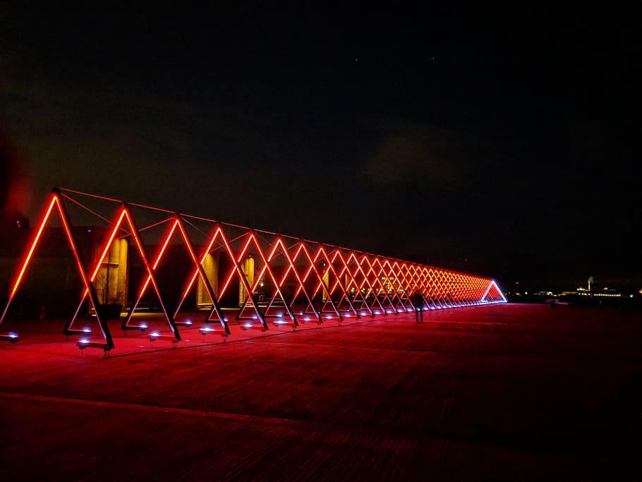 denmark, copenhagen, instulation, lights, night, order, outside HD wallpaper