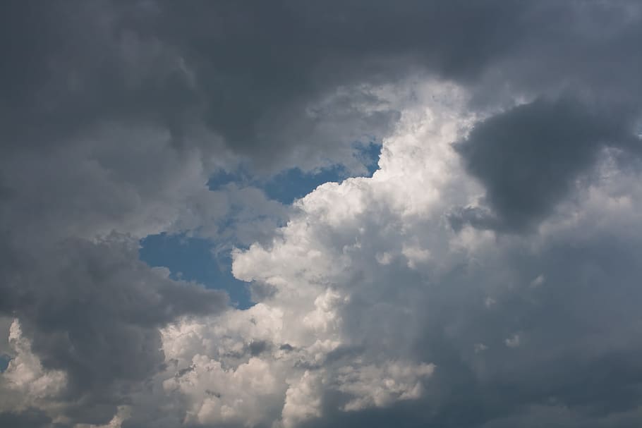 clouds, cloudscape, colors, dark, dawn, dramatic, dusk, fortune HD wallpaper