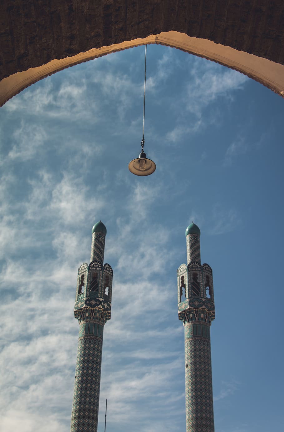 iran, kerman, shah nemat-o-llah vali, traditional, old, mosque, HD wallpaper