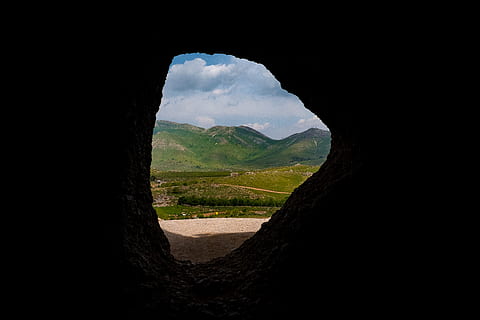 landscape, sky, cave, iran, kurdistan, khalo hossein kohkan HD wallpaper