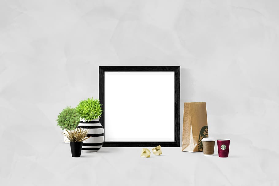 poster, wall, mockup, frame, interior, template, blank, picture HD wallpaper