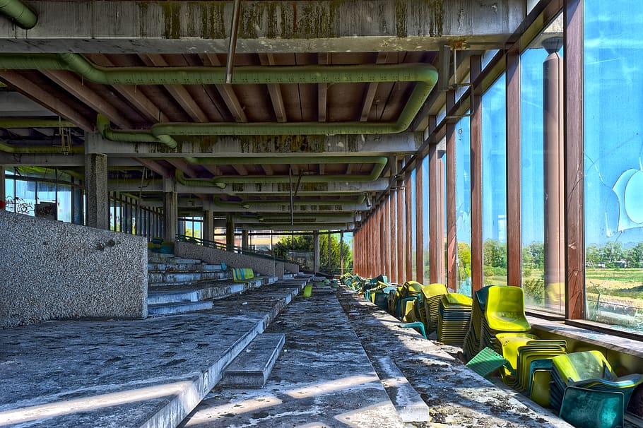 lost places, building, abandoned, broken, architecture, dilapidated HD wallpaper
