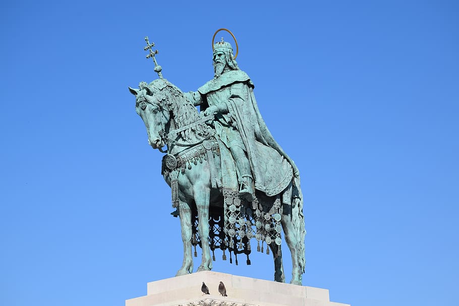 ungarn, hungary, buda, budapest, st stephen's, mathias, statue HD wallpaper