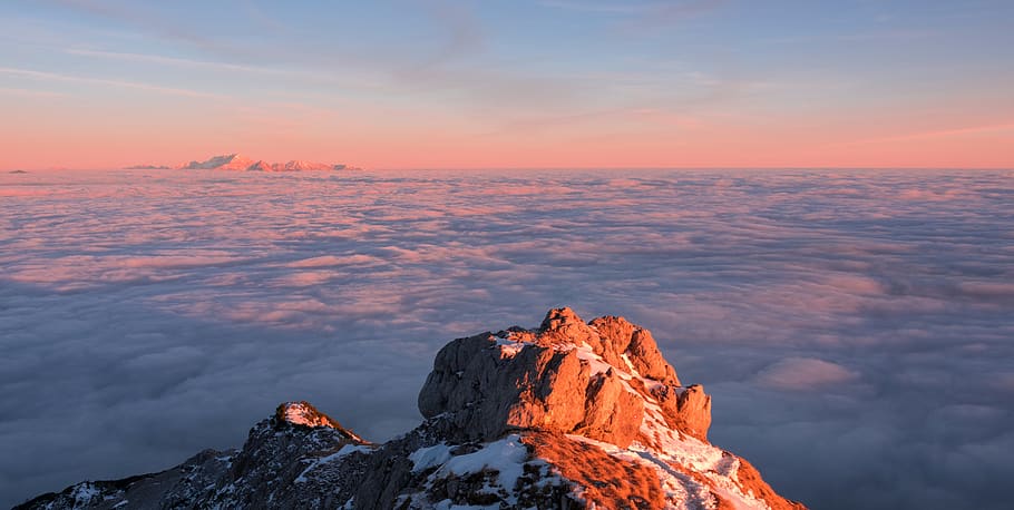 nature, landscape, mountain, clouds, field, travel, adventure HD wallpaper