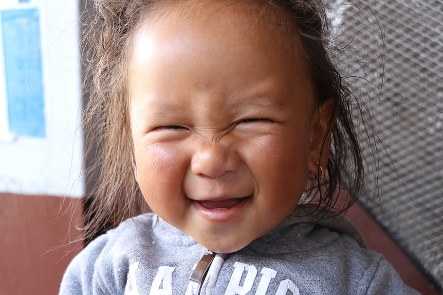 nepal, ghandruk, child, childhood, portrait, emotion, headshot HD wallpaper