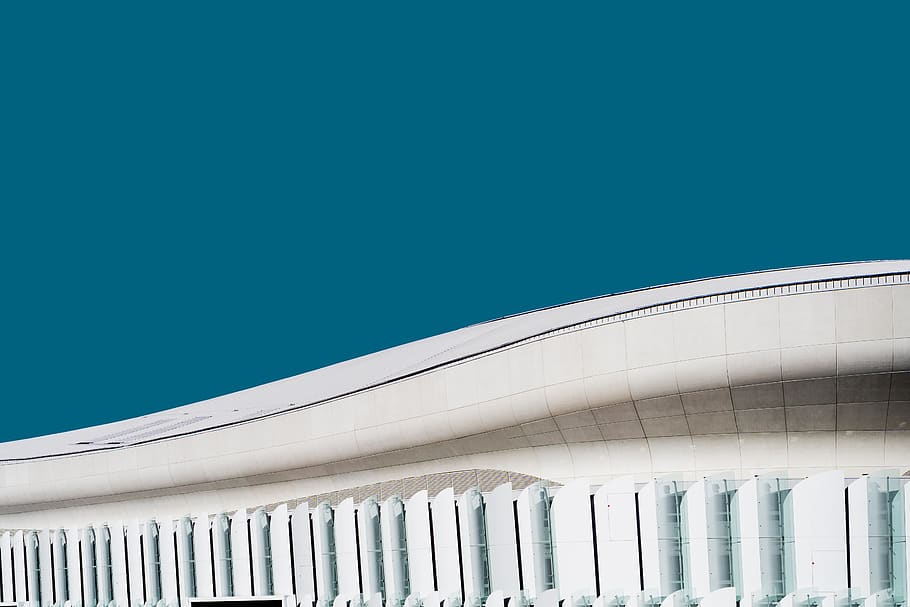 white concrete building, architecture, built structure, building exterior HD wallpaper