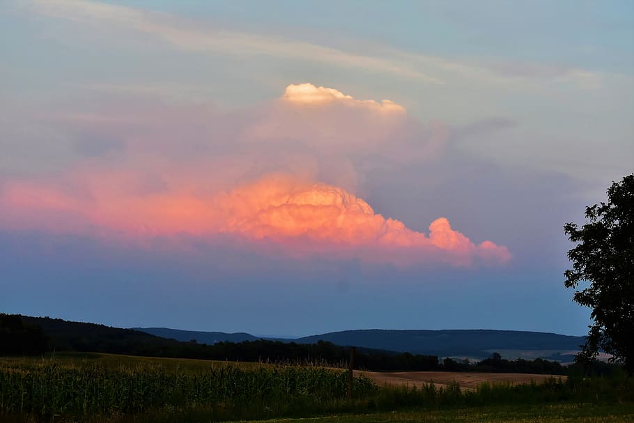 cloud, landscape, sky, sunset, cloud - sky, beauty in nature HD wallpaper