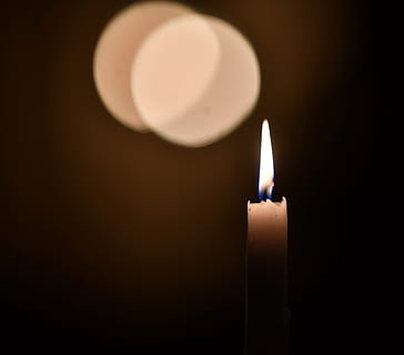 candle, fire, flame, light, peel, silhouette, ankle, heart HD wallpaper