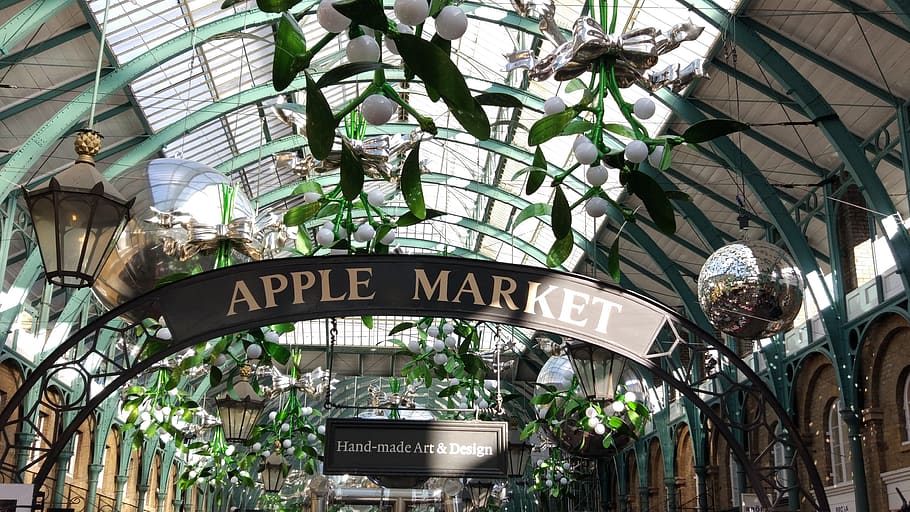 london, covent garden, united kingdom, apple market, architecture, HD wallpaper