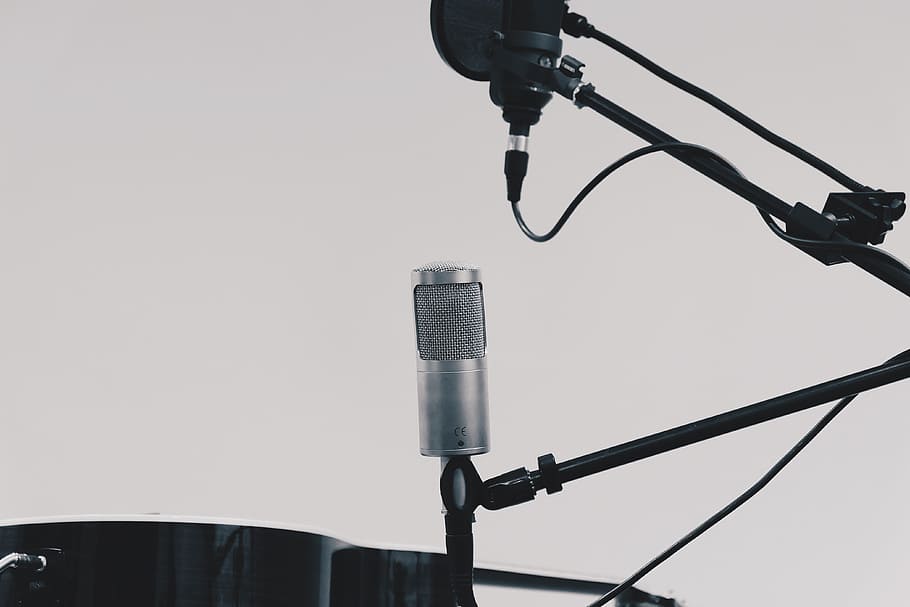 microphone, equipment, technology, radio, audio, sound, music HD wallpaper
